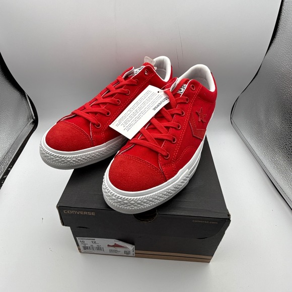 Converse Other - Converse Star Player Ox Mens 10/Womens 12 Shoes 142169C Red‎ NIB